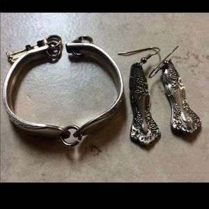 Silver plated spoon jewelry